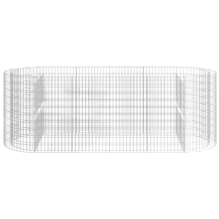 Gabion Raised Bed Galvanised Iron 300x100x100 Cm Opxbal