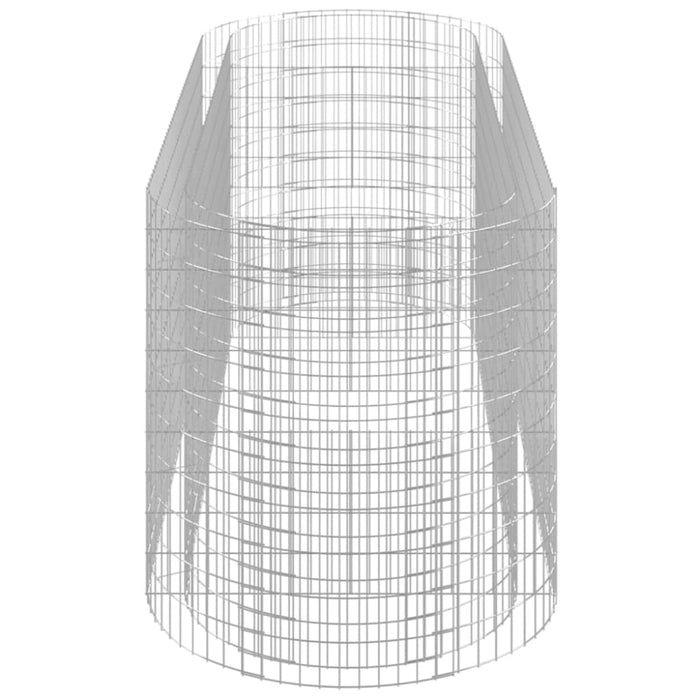 Gabion Raised Bed Galvanised Iron 300x100x100 Cm Opxbal