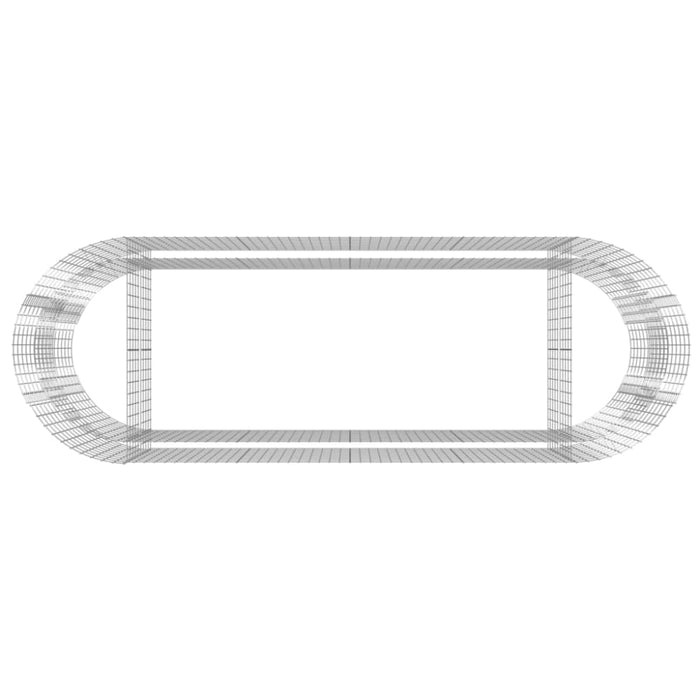 Gabion Raised Bed Galvanised Iron 300x100x100 Cm Opxbal