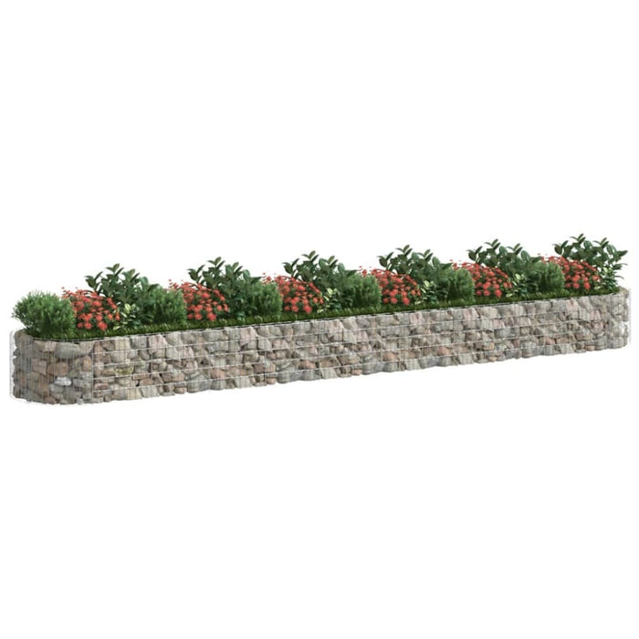 Gabion Raised Bed Galvanised Iron 600x100x50 Cm Opxbaa