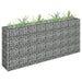 Gabion Raised Bed Galvanised Steel 180x30x90 Cm Oapltp