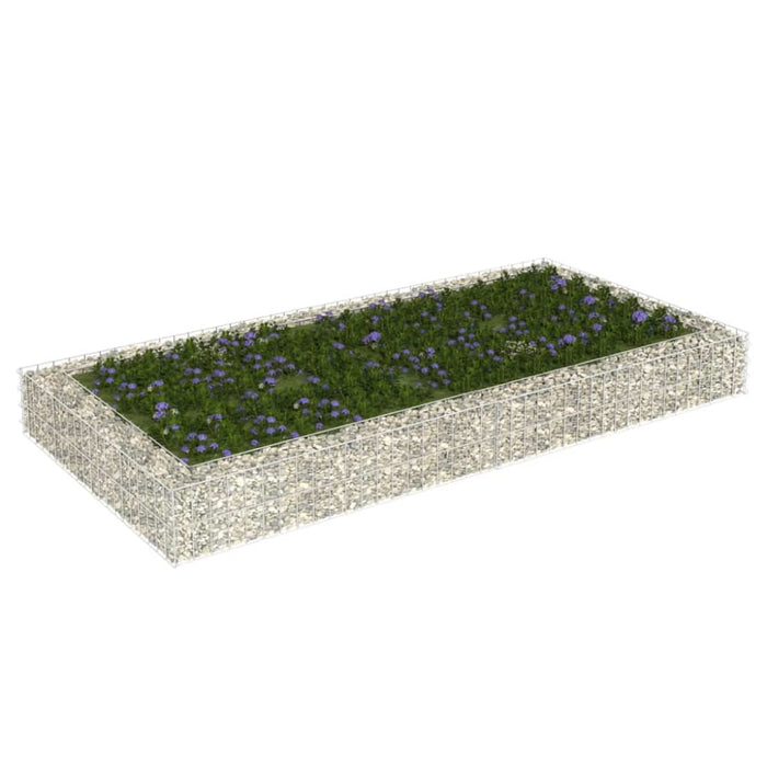 Gabion Raised Bed Galvanised Steel 200x100x20 Cm Opotox