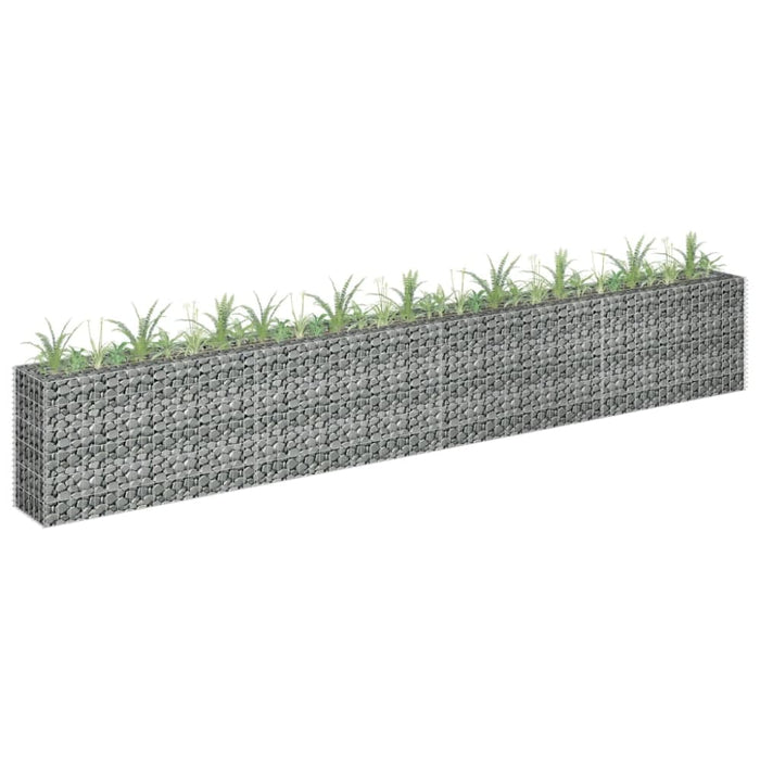 Gabion Raised Bed Galvanised Steel 360x30x60 Cm Oaplax
