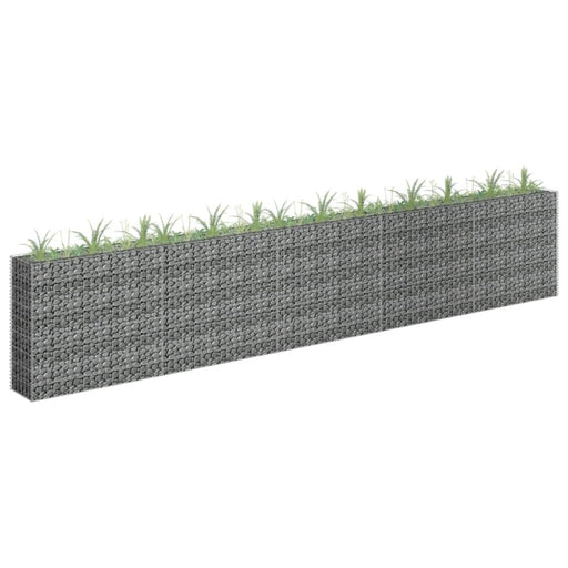 Gabion Raised Bed Galvanised Steel 450x30x90 Cm Oaplai