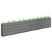 Gabion Raised Bed Galvanised Steel 450x30x90 Cm Oaplai