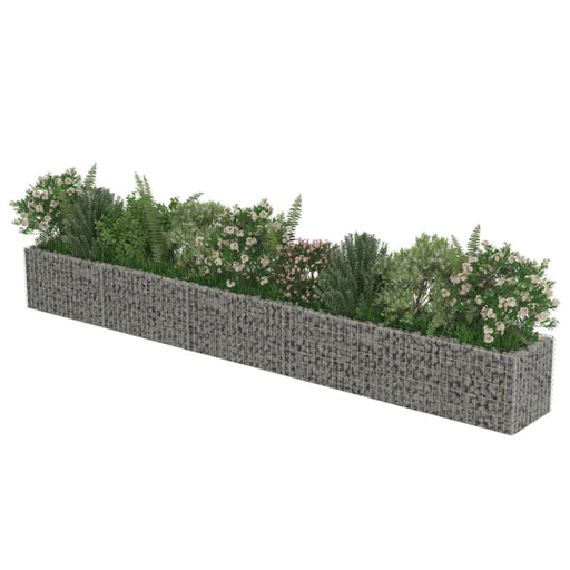 Gabion Raised Bed Galvanised Steel 450x50x50 Cm Oatplp