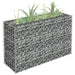 Gabion Raised Bed Galvanised Steel 90x30x60 Cm Oapltb