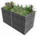 Gabion Raised Bed Steel 180x90x100 Cm Silver Oaxtll