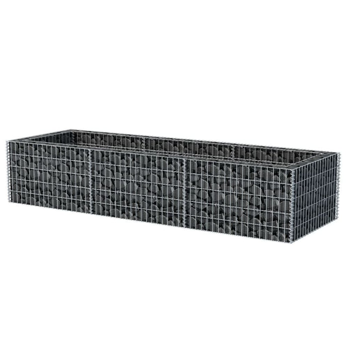 Gabion Raised Bed Steel 270x90x50 Cm Oaxppl