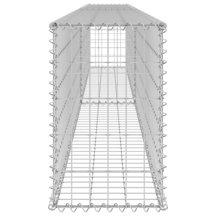 Gabion Wall with Covers Galvanised Steel 300x30x50 Cm Oainxb
