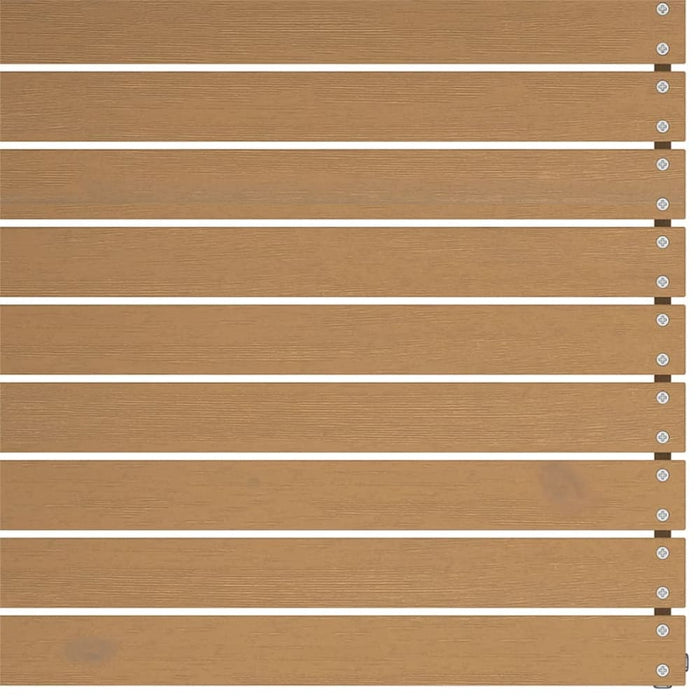 Garden 2-seater Sofa with Cushions Honey Brown Solid