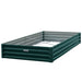 Garden Bed 240 x 120 30cm Galvanized Steel - Green