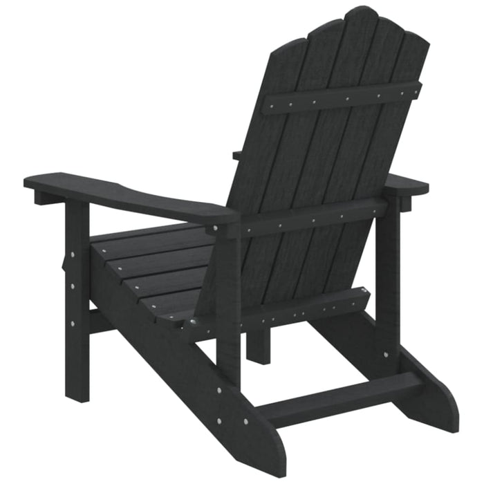 Garden Adirondack Chair Hdpe Anthracite Tonltn