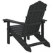 Garden Adirondack Chair Hdpe Anthracite Tonltn