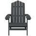 Garden Adirondack Chair Hdpe Anthracite Tonltn