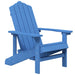 Garden Adirondack Chair Hdpe Aqua Blue Tonlab