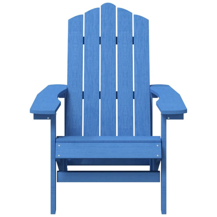 Garden Adirondack Chair Hdpe Aqua Blue Tonlab