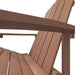 Garden Adirondack Chair Hdpe Brown Tonltk