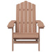 Garden Adirondack Chair Hdpe Brown Tonltk