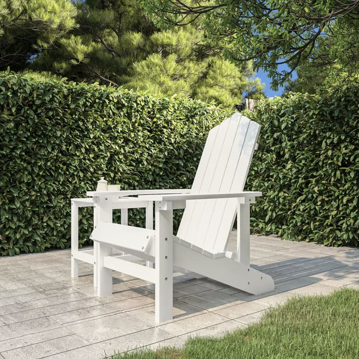 Garden Adirondack Chair Hdpe White Tonlti