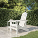 Garden Adirondack Chair Hdpe White Tonlti
