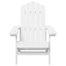 Garden Adirondack Chair Hdpe White Tonlti
