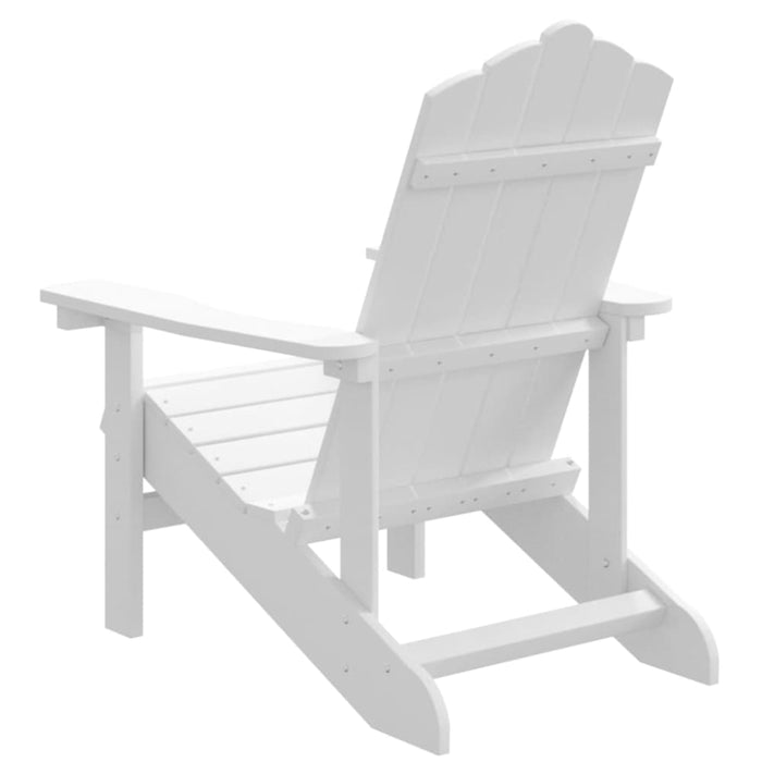 Garden Adirondack Chair Hdpe White Tonlti