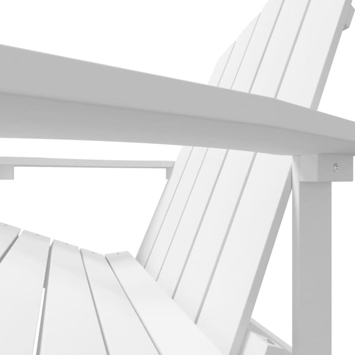 Garden Adirondack Chair Hdpe White Tonlti