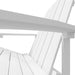 Garden Adirondack Chair Hdpe White Tonlti
