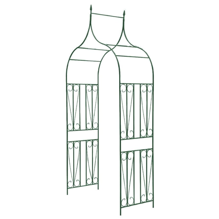 Garden Arch Spike Design Climbing Plants Dark Green Abiii