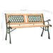 Garden Bench Cast Iron And Solid Firwood Toxbtt