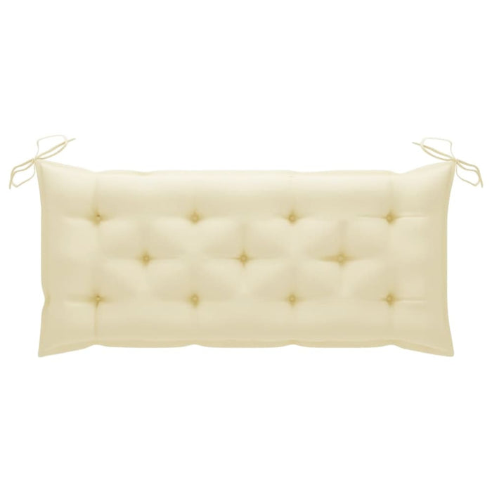 Garden Bench with Cushion 120 Cm Bamboo Tbltnkt