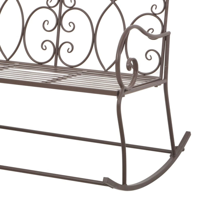 Garden Bench Iron Antique Brown Apati