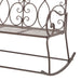 Garden Bench Iron Antique Brown Apati
