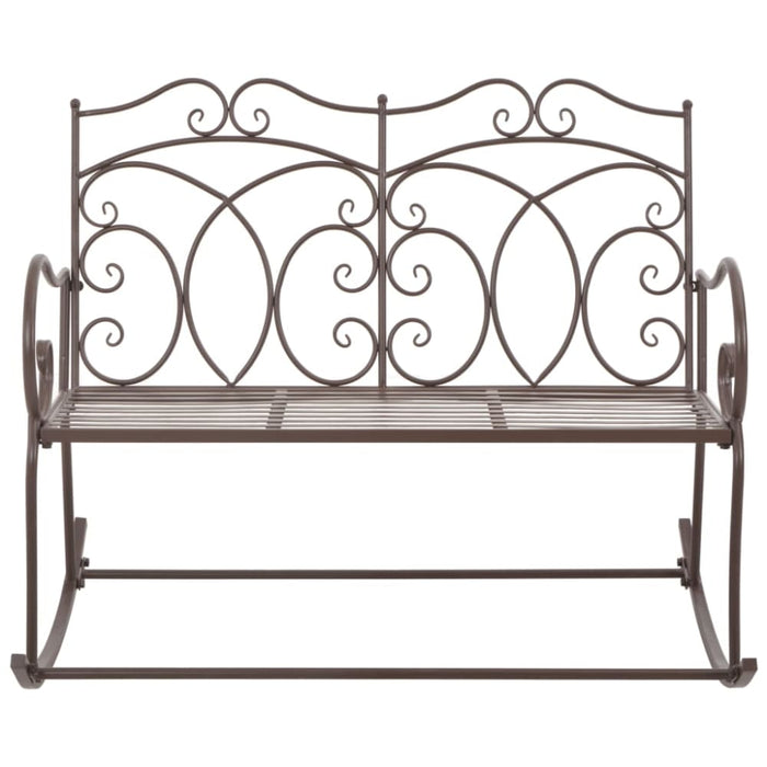 Garden Bench Iron Antique Brown Apati