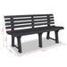 Garden Bench Plastic Anthracite Atpnp