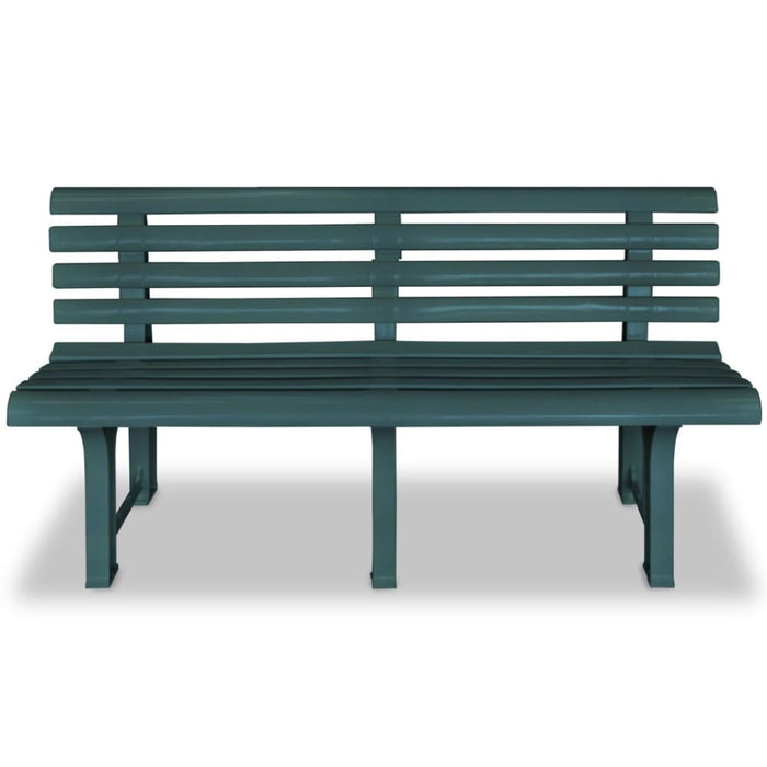 Garden Bench Plastic Green Atpna