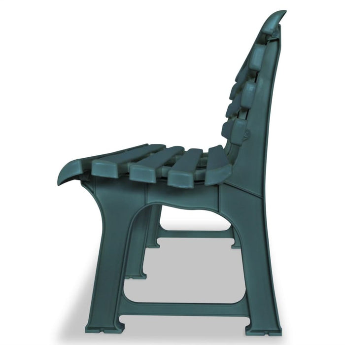 Garden Bench Plastic Green Atpna