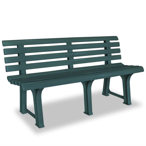 Garden Bench Plastic Green Atpna