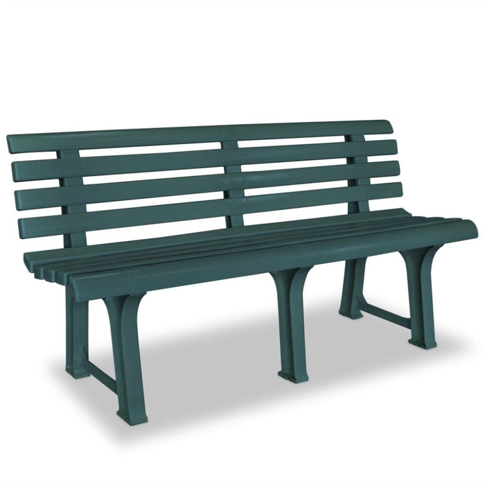 Garden Bench Plastic Green Atpna