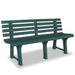 Garden Bench Plastic Green Atpna
