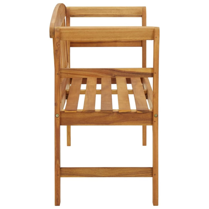 Garden Bench Solid Acacia Wood Tobxna