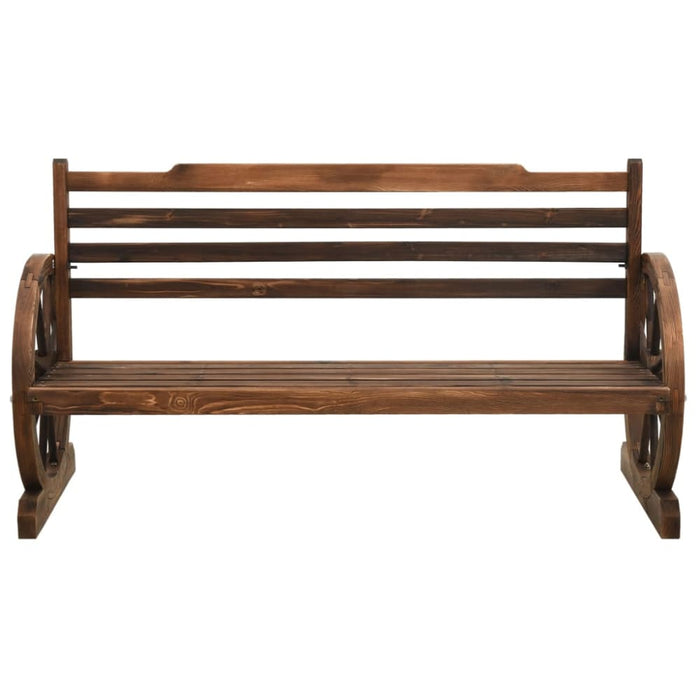 Garden Bench Solid Firwood Totnkx