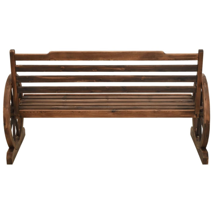 Garden Bench Solid Firwood Totnkx