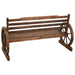 Garden Bench Solid Firwood Totnkx