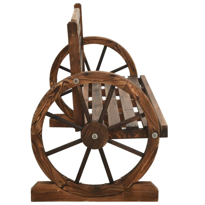 Garden Bench Solid Firwood Totnkx