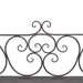 Garden Bench Steel Antique Brown Abiol