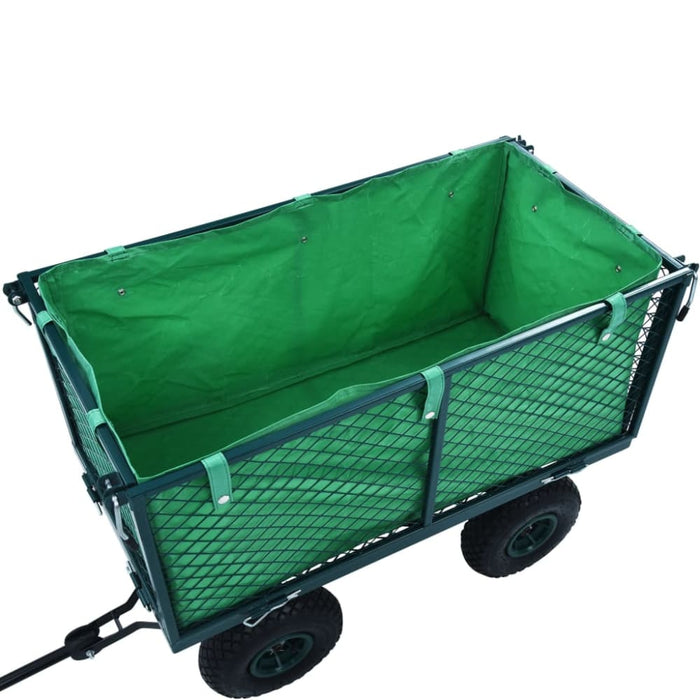 Garden Cart Liner Green Fabric Oapixk