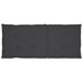 Garden Chair Cushions 6 Pcs Anthracite 120x50x3 Cm Toaoba