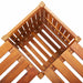 Garden Corner Bench with Planter Solid Acacia Wood Altap